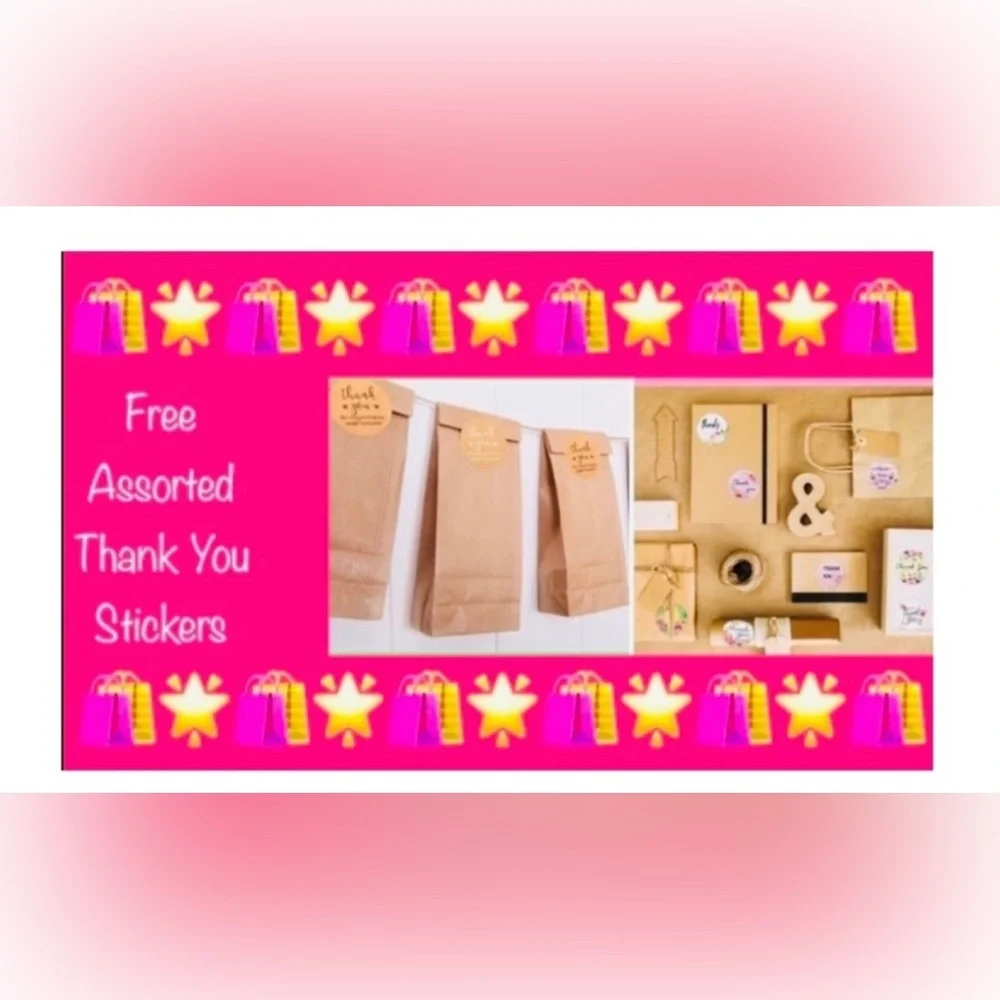 48pcs 6x9β Mix ~ Poly mailer Bags πΏππΏ
~BONUSβοΈ48ct Free Thank You Stickers - Picture 12 of 13